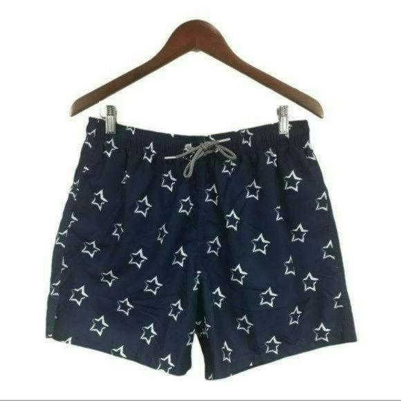 PacSun Boardies Navy White Stars Swim Trunks, Size XL New With Tags - Picture 1 of 7